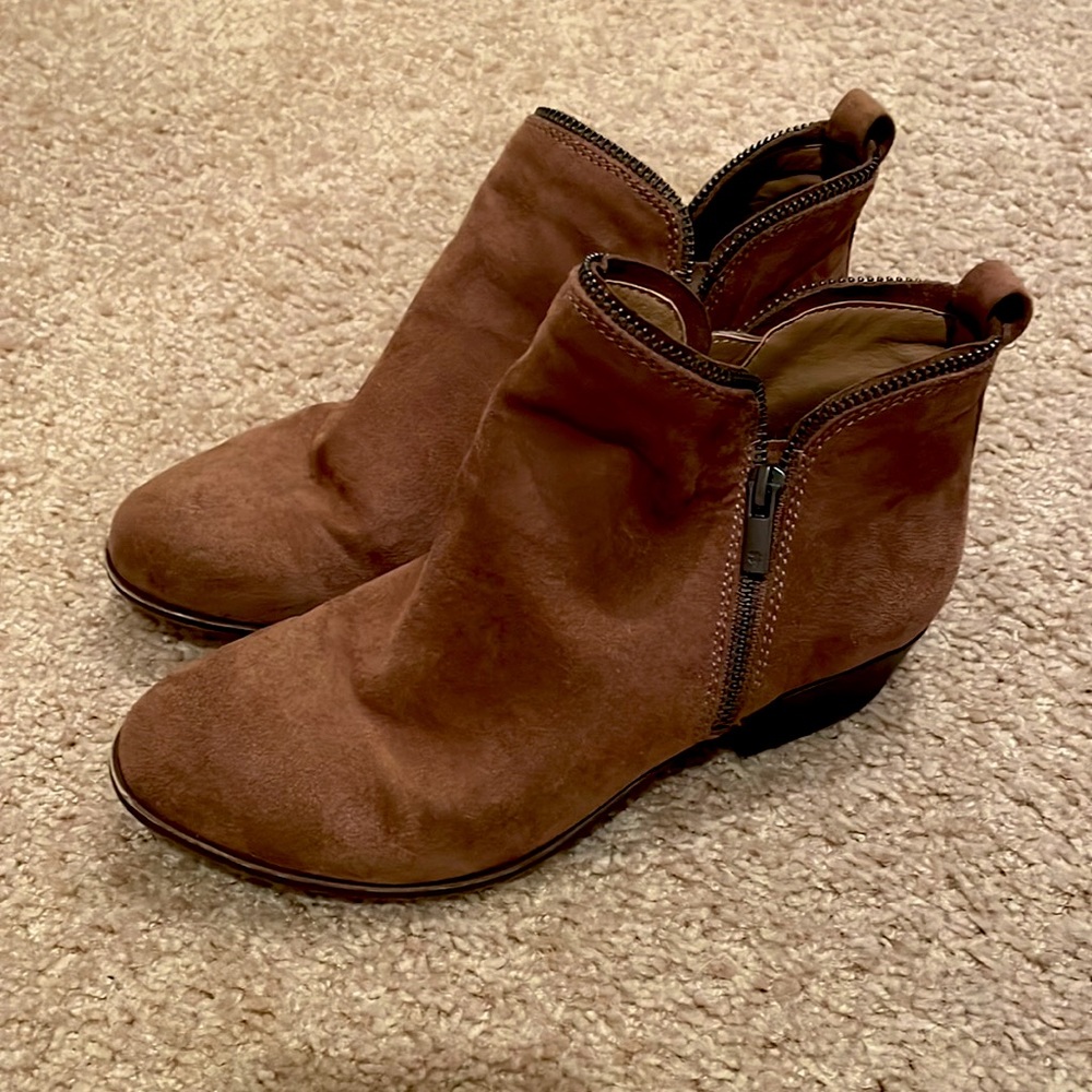 brown lucky booties